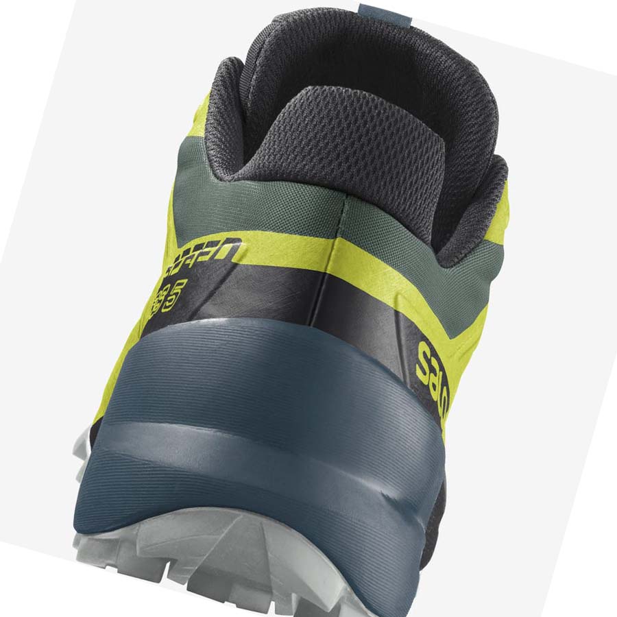 Salomon SPEEDCROSS 5 Trail Futócipő Férfi Sárga Fekete | HU 2113RVD